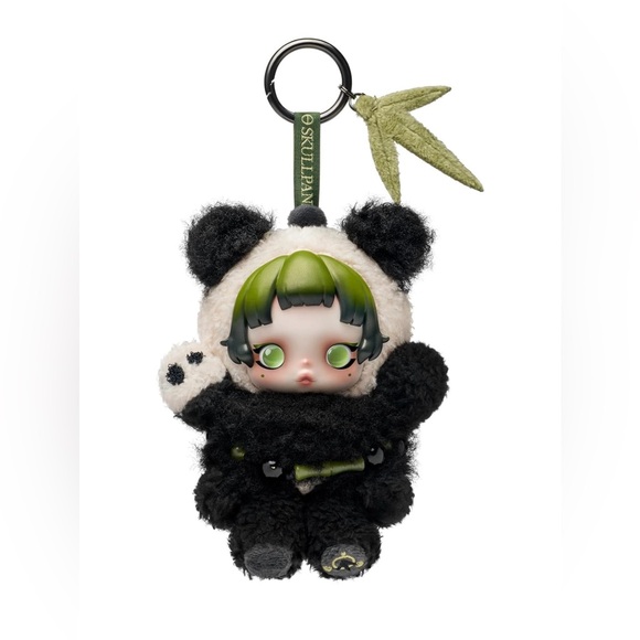 NEW SKULLPANDA Lazy Panda Plush Doll Pendant - Picture 1 of 7